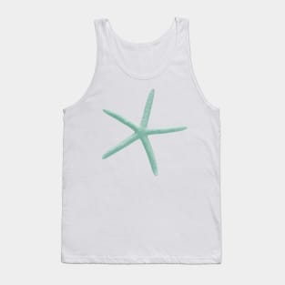 Starfish, Seafoam Green Tank Top